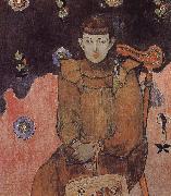 Girl portrait Paul Gauguin